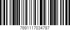 Código de barras (EAN, GTIN, SKU, ISBN): '7891117034797'