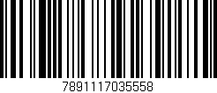 Código de barras (EAN, GTIN, SKU, ISBN): '7891117035558'