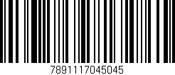 Código de barras (EAN, GTIN, SKU, ISBN): '7891117045045'