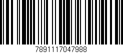 Código de barras (EAN, GTIN, SKU, ISBN): '7891117047988'