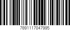Código de barras (EAN, GTIN, SKU, ISBN): '7891117047995'