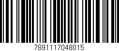 Código de barras (EAN, GTIN, SKU, ISBN): '7891117048015'