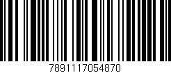 Código de barras (EAN, GTIN, SKU, ISBN): '7891117054870'