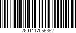 Código de barras (EAN, GTIN, SKU, ISBN): '7891117056362'