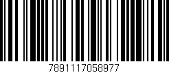 Código de barras (EAN, GTIN, SKU, ISBN): '7891117058977'