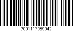 Código de barras (EAN, GTIN, SKU, ISBN): '7891117059042'