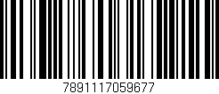 Código de barras (EAN, GTIN, SKU, ISBN): '7891117059677'