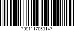 Código de barras (EAN, GTIN, SKU, ISBN): '7891117060147'
