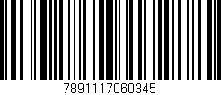 Código de barras (EAN, GTIN, SKU, ISBN): '7891117060345'