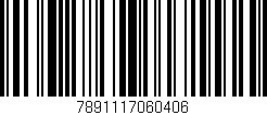 Código de barras (EAN, GTIN, SKU, ISBN): '7891117060406'