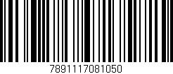 Código de barras (EAN, GTIN, SKU, ISBN): '7891117081050'