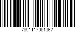 Código de barras (EAN, GTIN, SKU, ISBN): '7891117081067'