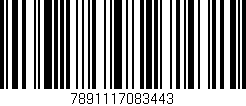 Código de barras (EAN, GTIN, SKU, ISBN): '7891117083443'