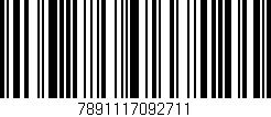 Código de barras (EAN, GTIN, SKU, ISBN): '7891117092711'