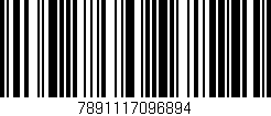 Código de barras (EAN, GTIN, SKU, ISBN): '7891117096894'