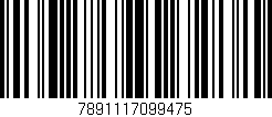 Código de barras (EAN, GTIN, SKU, ISBN): '7891117099475'