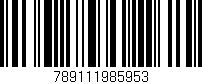 Código de barras (EAN, GTIN, SKU, ISBN): '789111985953'