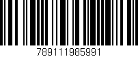 Código de barras (EAN, GTIN, SKU, ISBN): '789111985991'
