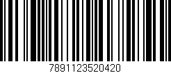 Código de barras (EAN, GTIN, SKU, ISBN): '7891123520420'