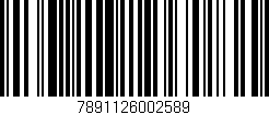 Código de barras (EAN, GTIN, SKU, ISBN): '7891126002589'