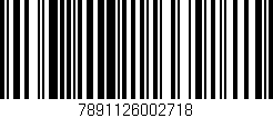 Código de barras (EAN, GTIN, SKU, ISBN): '7891126002718'