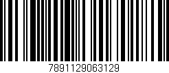 Código de barras (EAN, GTIN, SKU, ISBN): '7891129063129'
