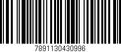 Código de barras (EAN, GTIN, SKU, ISBN): '7891130430996'