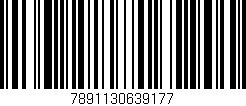 Código de barras (EAN, GTIN, SKU, ISBN): '7891130639177'