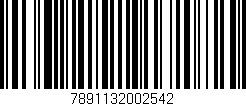 Código de barras (EAN, GTIN, SKU, ISBN): '7891132002542'