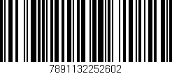 Código de barras (EAN, GTIN, SKU, ISBN): '7891132252602'