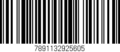 Código de barras (EAN, GTIN, SKU, ISBN): '7891132925605'