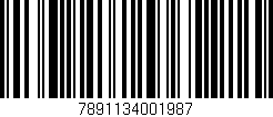 Código de barras (EAN, GTIN, SKU, ISBN): '7891134001987'
