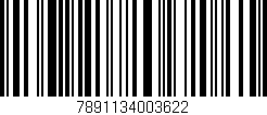 Código de barras (EAN, GTIN, SKU, ISBN): '7891134003622'