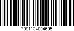 Código de barras (EAN, GTIN, SKU, ISBN): '7891134004605'