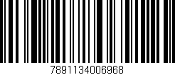 Código de barras (EAN, GTIN, SKU, ISBN): '7891134006968'