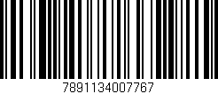 Código de barras (EAN, GTIN, SKU, ISBN): '7891134007767'