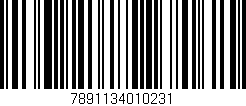 Código de barras (EAN, GTIN, SKU, ISBN): '7891134010231'