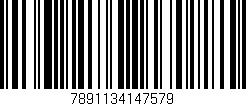 Código de barras (EAN, GTIN, SKU, ISBN): '7891134147579'