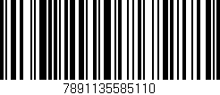 Código de barras (EAN, GTIN, SKU, ISBN): '7891135585110'