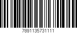 Código de barras (EAN, GTIN, SKU, ISBN): '7891135731111'