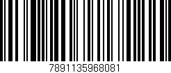 Código de barras (EAN, GTIN, SKU, ISBN): '7891135968081'