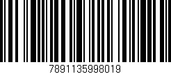 Código de barras (EAN, GTIN, SKU, ISBN): '7891135998019'