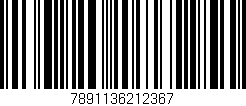 Código de barras (EAN, GTIN, SKU, ISBN): '7891136212367'