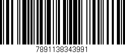 Código de barras (EAN, GTIN, SKU, ISBN): '7891138343991'