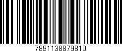 Código de barras (EAN, GTIN, SKU, ISBN): '7891138879810'