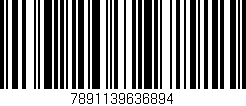 Código de barras (EAN, GTIN, SKU, ISBN): '7891139636894'