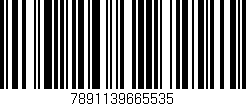 Código de barras (EAN, GTIN, SKU, ISBN): '7891139665535'