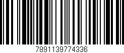 Código de barras (EAN, GTIN, SKU, ISBN): '7891139774336'
