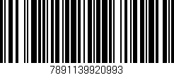 Código de barras (EAN, GTIN, SKU, ISBN): '7891139920993'