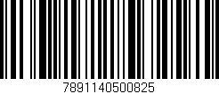 Código de barras (EAN, GTIN, SKU, ISBN): '7891140500825'